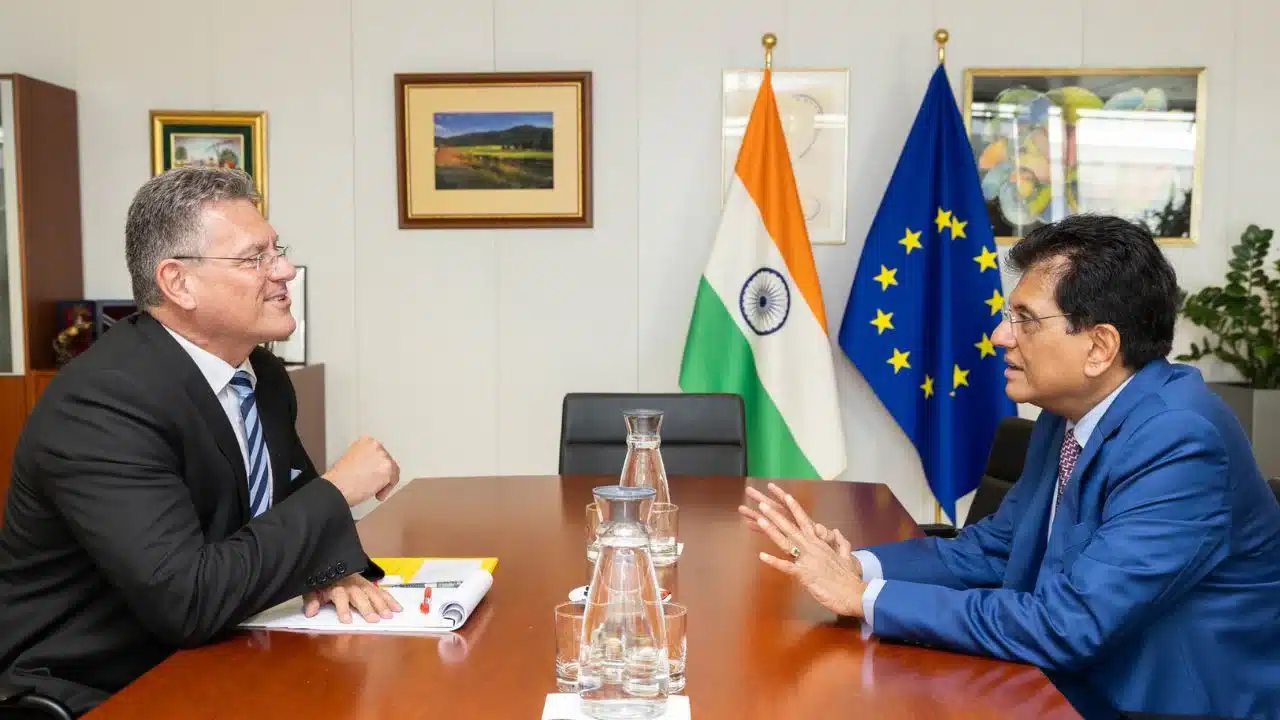 India-EU Free Trade Agreement: Piyush Goyal Welcomes European Commissioners