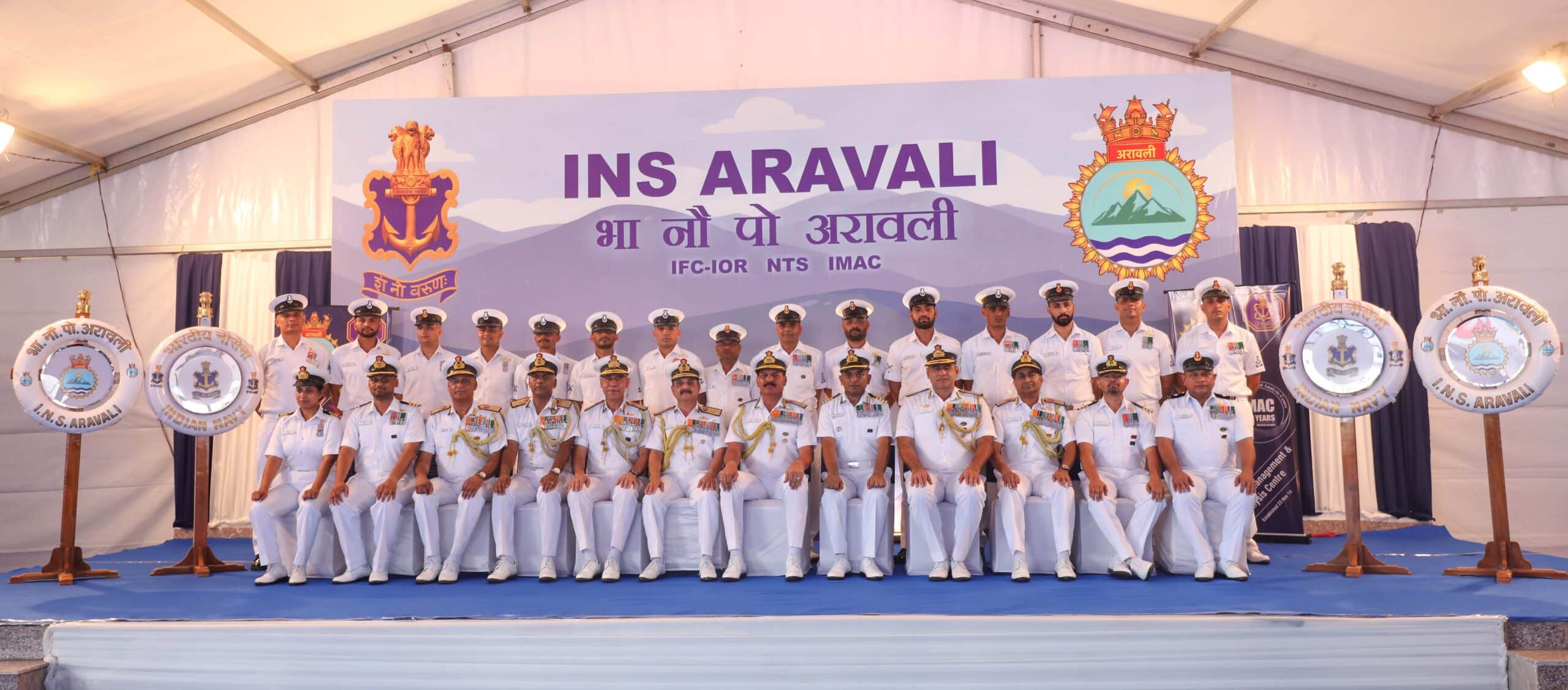 Indian Navy Commissions INS Aravali in Gurugram