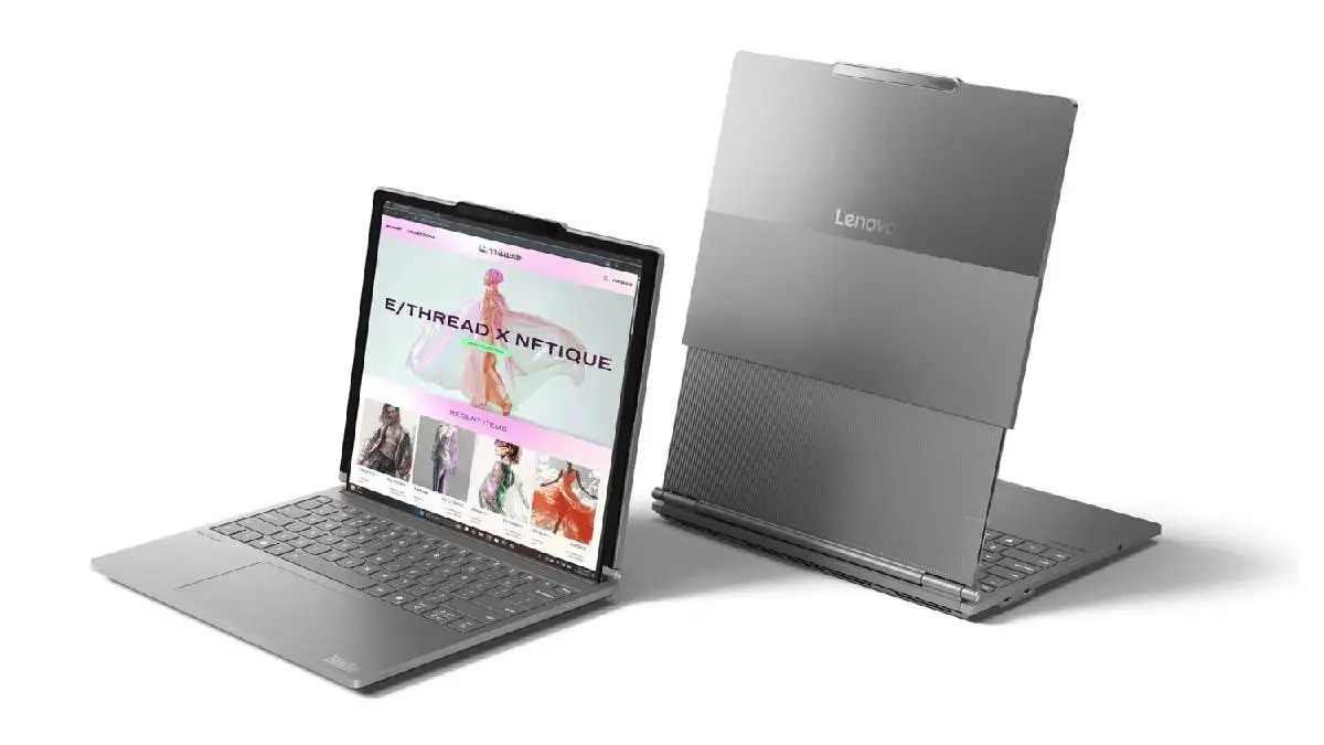 Lenovo Unveils Innovative Laptop with Rotating Display and Self-Adjusting Stand