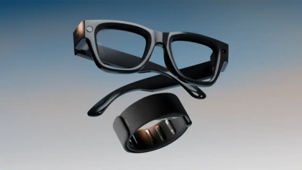Meta Launches Smart Glasses Featuring Display and Wristband Controller