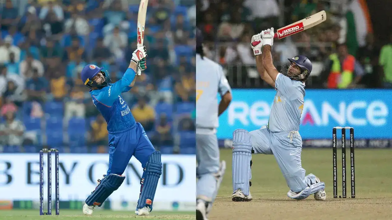 Mohammad Nabi Nearly Matches Yuvraj Singh's Historic Feat with Five Sixes in One Over After 18 Years