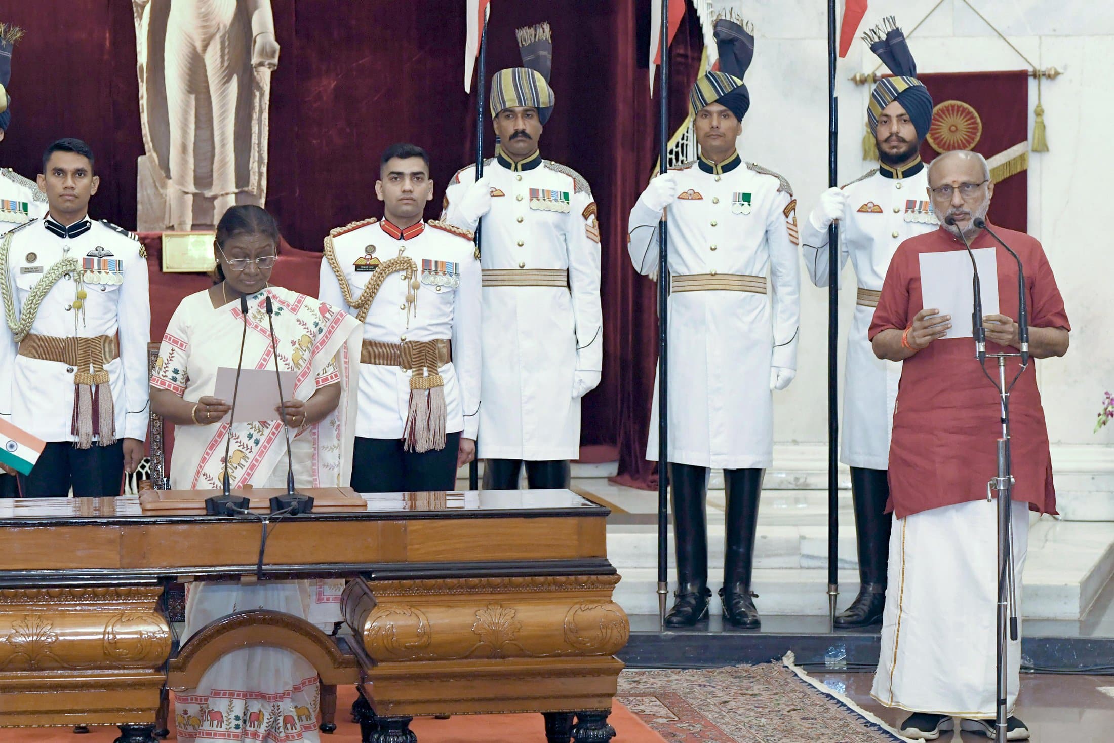 Shri C.P. Radhakrishnan Sworn in as 15th Vice President of India and Chairman of Rajya Sabha