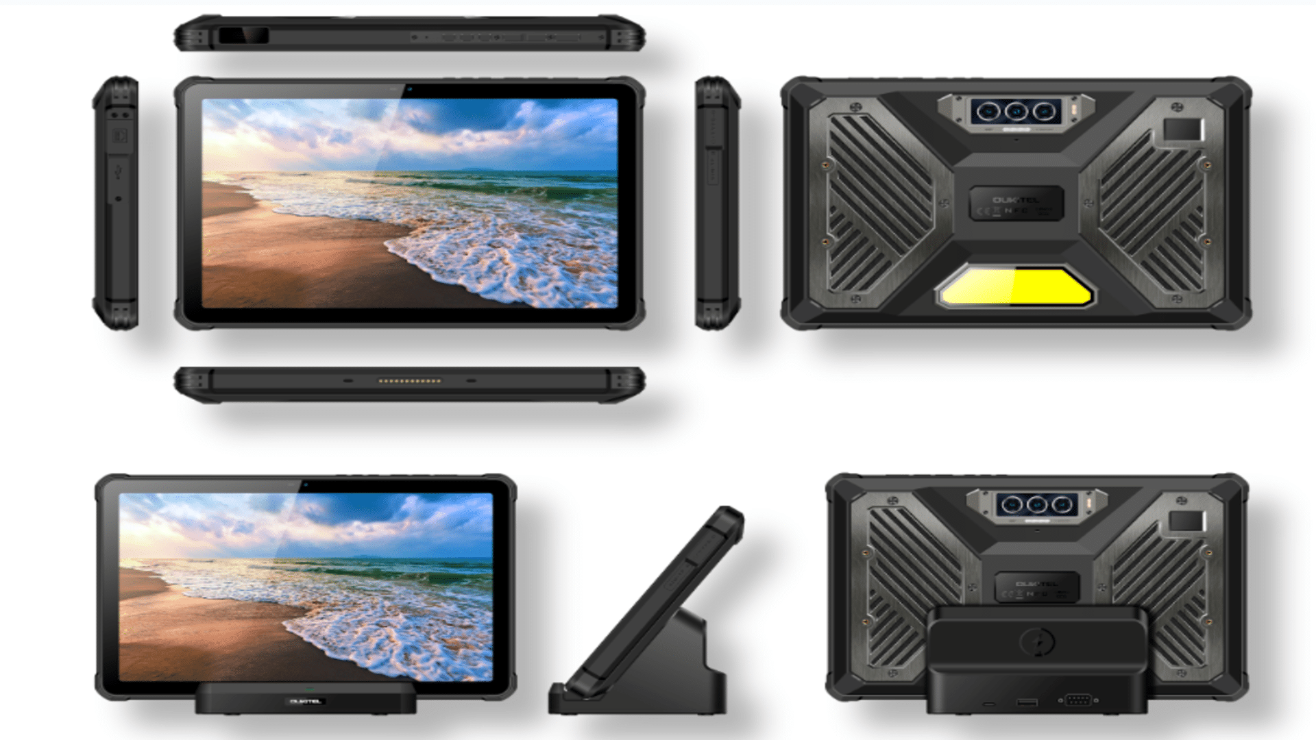 Ulefone Launches Rugged Tablet with Massive Battery, Night Vision Cameras, Floodlights, and Projector