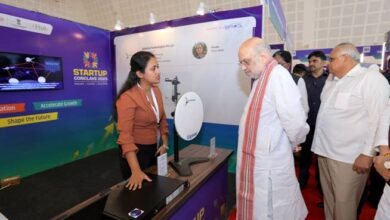 Union Home Minister Amit Shah inaugurates Startup Conclave 2025 in Gandhinagar, Gujarat