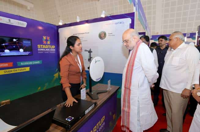 Union Home Minister Amit Shah inaugurates Startup Conclave 2025 in Gandhinagar, Gujarat