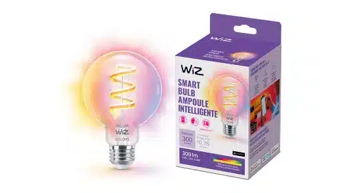WiZ Filament Bulb Clear 25W ST19 E26: Vintage-Style Smart Lighting with Modern Features