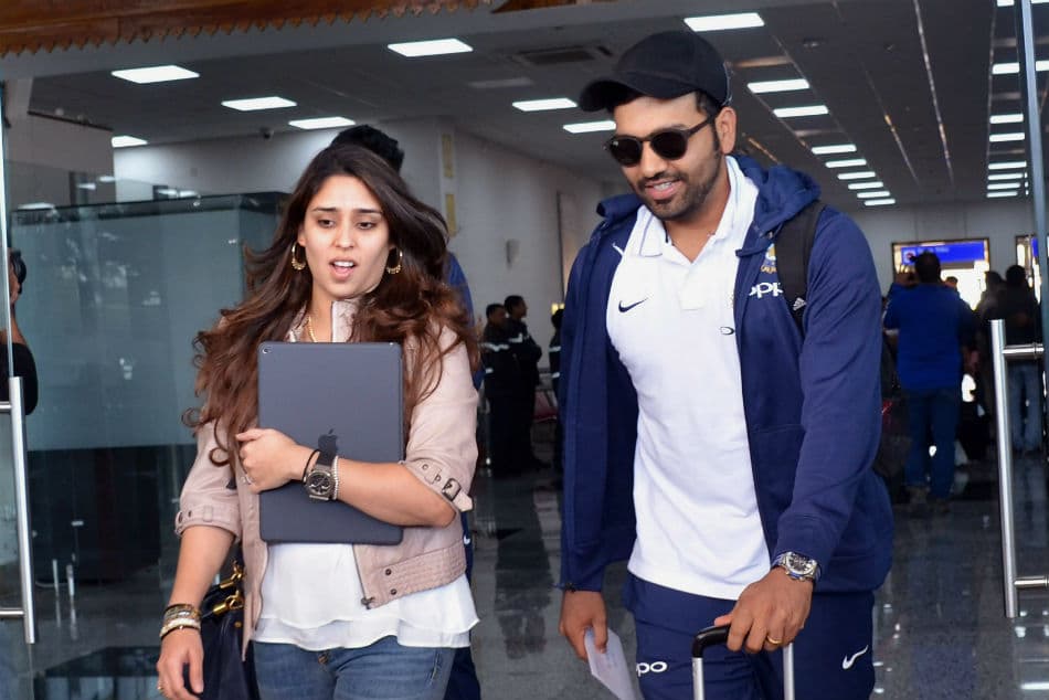 Rohit Sharma and Ritika Sajdeh Steal Hearts with Adorable Moments at CCR Awards - Watch Now