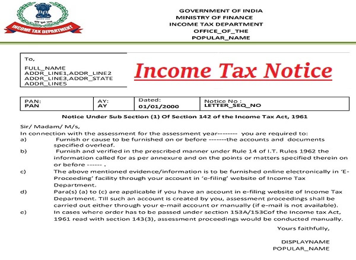 Tax Notice Issued After Rs 8 Lakh Cash Deposit