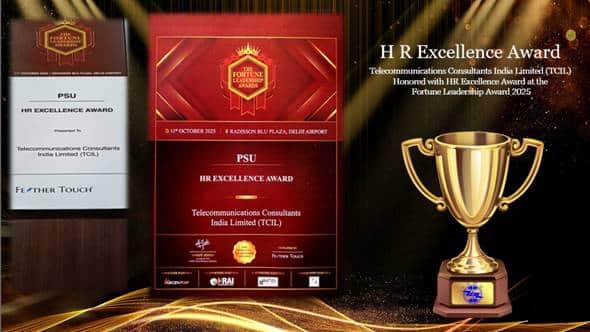 Telecommunications Consultants India Limited (TCIL) Receives HR Excellence Award