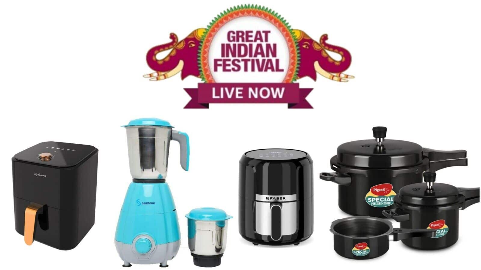 Amazon Wedding Fest Live: Enjoy 40% Off Air Fryers, Coffee Makers, and Mixer Grinders for Wedding Gifts