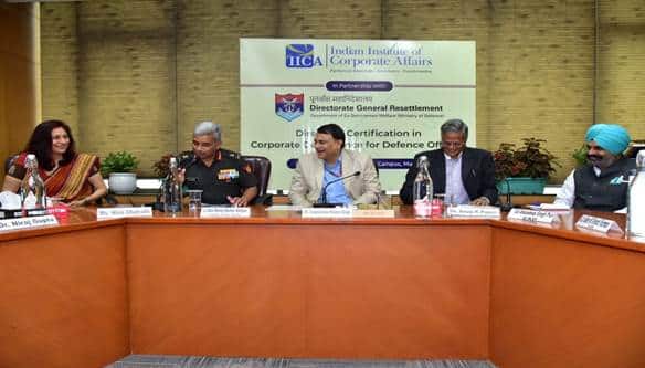 IICA and Directorate General Resettlement Launch Third Batch of Certification Programme for Senior Defence Officers