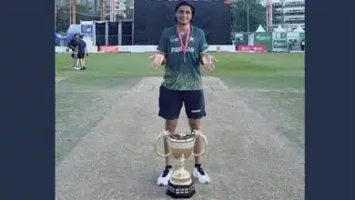 Pakistan's Muhammad Shahzad Channels Hardik Pandya's Signature Celebration