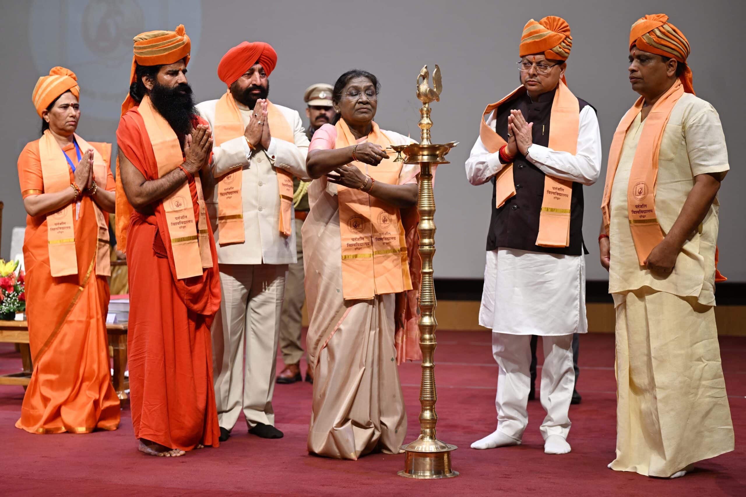 President of India Attends Convocation Ceremony at University of Patanjali