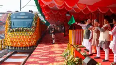 Prime Minister Narendra Modi Launches Four New Vande Bharat Express Trains from Varanasi