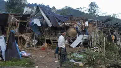 Civilians in Rebel-Controlled Myanmar Escape Junta Airstrikes Amidst Controversial Election