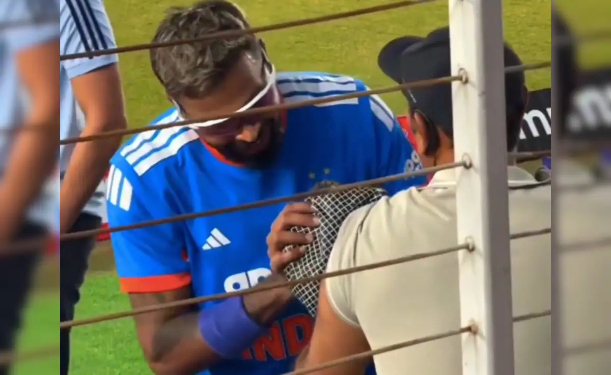 Hardik Pandya's Powerful Shot Strikes Cameraman; Watch the Heartwarming AftermathA