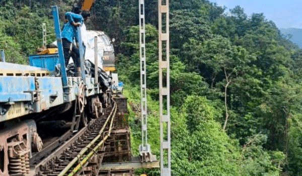 Indian Railways Electrifies Challenging Sakleshpur-Subramanya Section