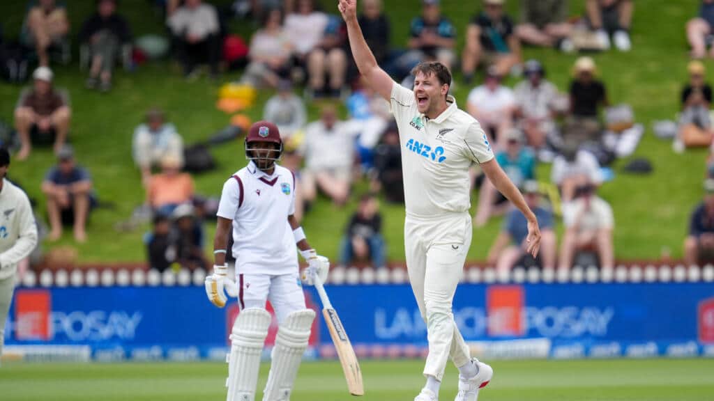 New Zealand Dominates West Indies by 323 Runs in 3rd Test, Thanks to Jacob Duffy's Five-Wicket Haul
