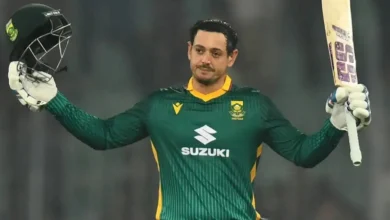 Quinton de Kock Shatters Records with 7th Century Against India, Surpassing Kohli and De Villiers