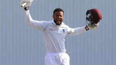 Shai Hope's Century Sparks West Indies' Resilience Against New Zealand's Record Target in 1st Test
