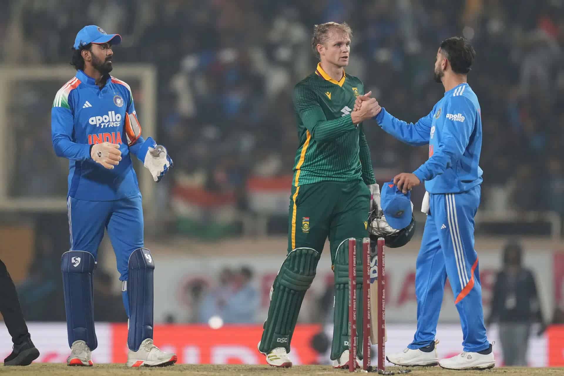 South Africa Levels Series 1-1 with Four-Wicket Victory Over India Despite Kohli and Gaikwad's Centuries