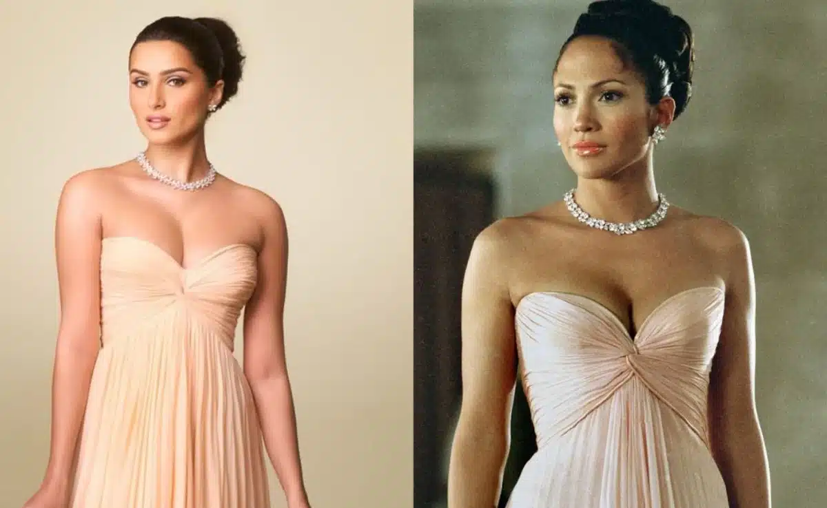 Tara Sutaria Channels Jennifer Lopez with a Chic Maid in Manhattan-Inspired Outfit
