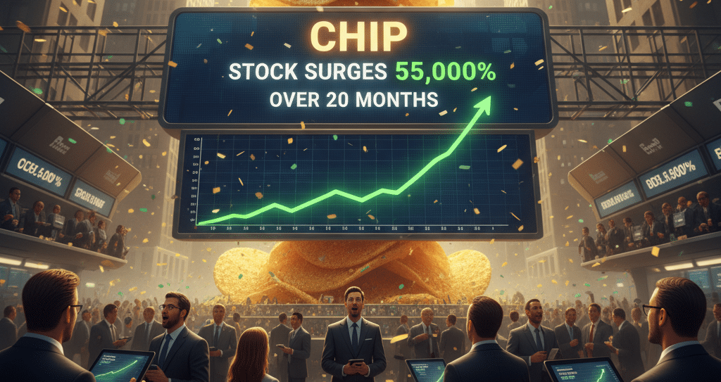 'Chip' Stock Surges 55,000% Over 20 Months, Surprising Investors
