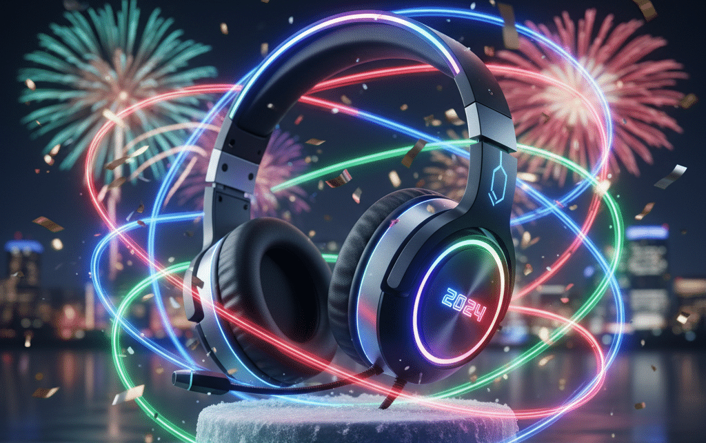 Elevate Your New Year Experience with Eye-Catching RGB Gaming Headphones