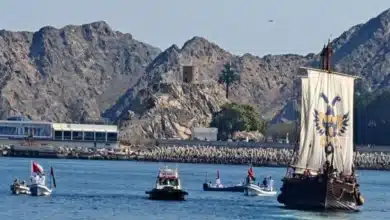 INSV Kaundinya Marks Historic Voyage to Oman