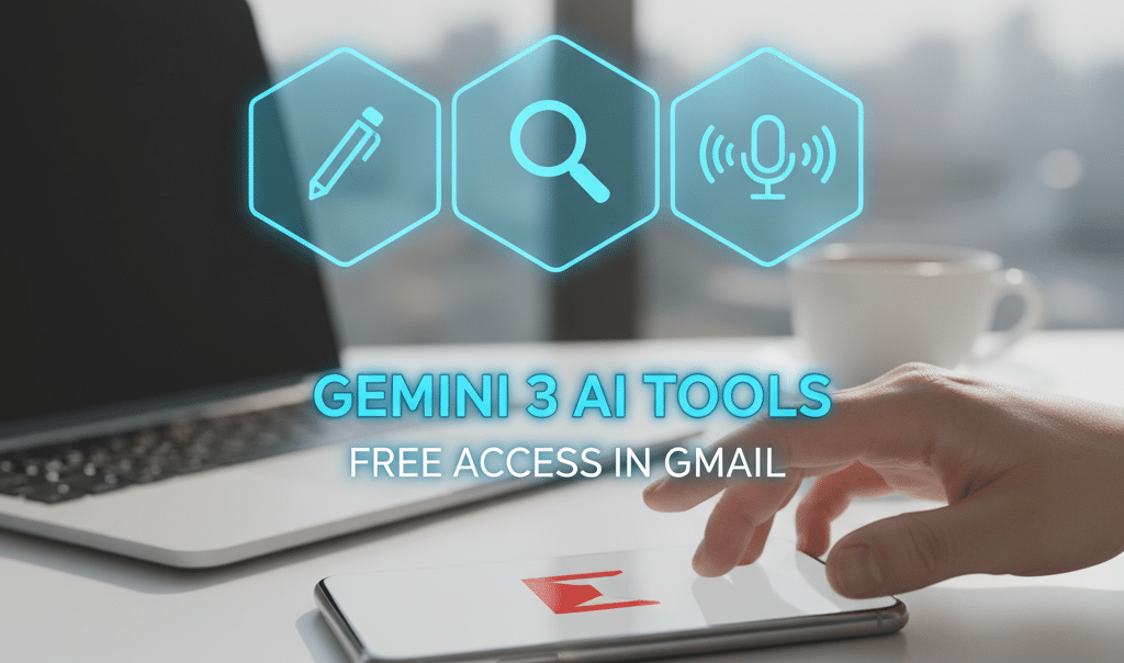 Gmail Integrates Free Access to Gemini 3 AI Tools