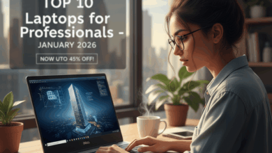 Top 10 Laptops for Professionals in January 2026 Now Up to 45% Off