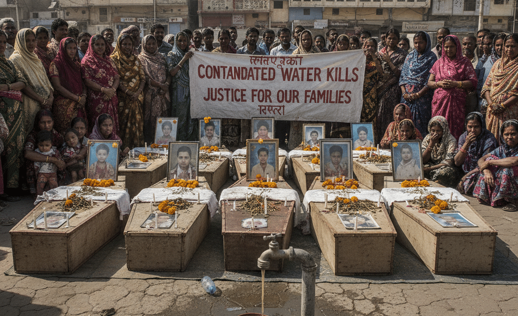 Tragedy Strikes as Families Mourn Losses from Contaminated Tap Water in Indian City