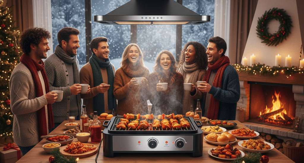 Electric Barbecue Grills for Winter House Parties