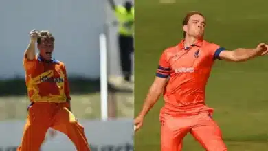 Bas de Leede Finds Redemption at Kotla, Overcoming 2023 ODI World Cup Shadows