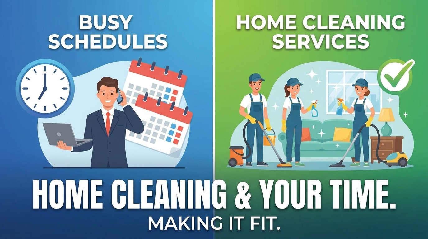 home cleaning services busy schedules
