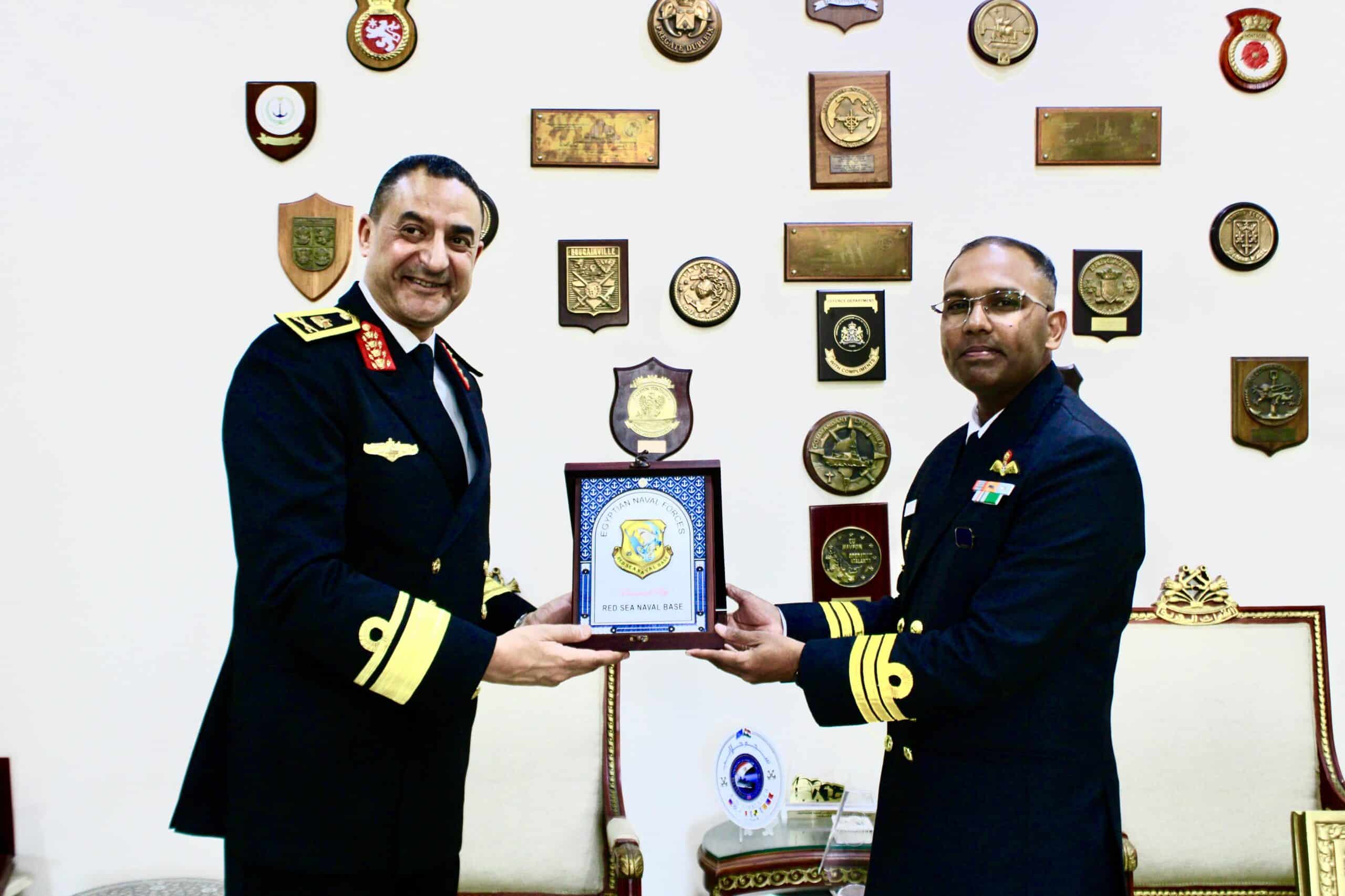 INS Sudarshini Docks in Egypt, Strengthening Naval Ties