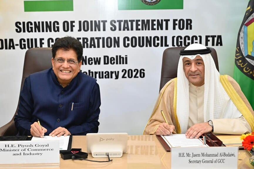 India and GCC Initiate Negotiations for Free Trade Agreement