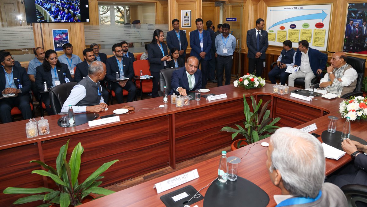 Rajnath Singh Launches Advanced Defence Initiatives at BEL