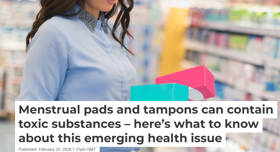Menstrual pads and tampons