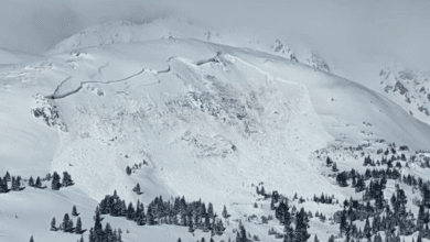 Mountain snowpack