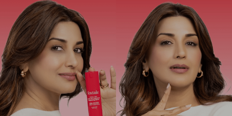 Sonali Bendre Shines as the Face of Foxtale's 'Eternal Glow' Campaign