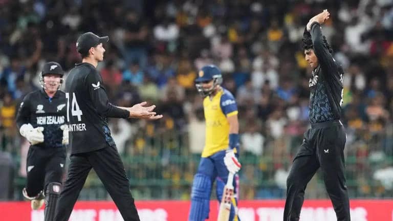 T20 World Cup Showdown: Santner and Ravindra Lead New Zealand to Victory Over Sri Lanka