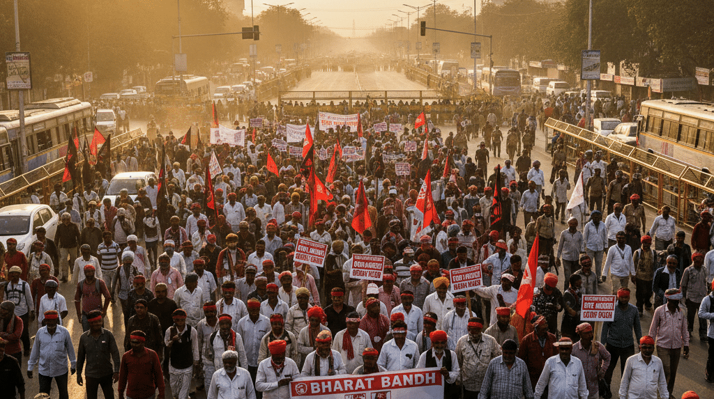 Bank Strike Today: Impact of Nationwide Bharat Bandh on February 12 on Banking Operations