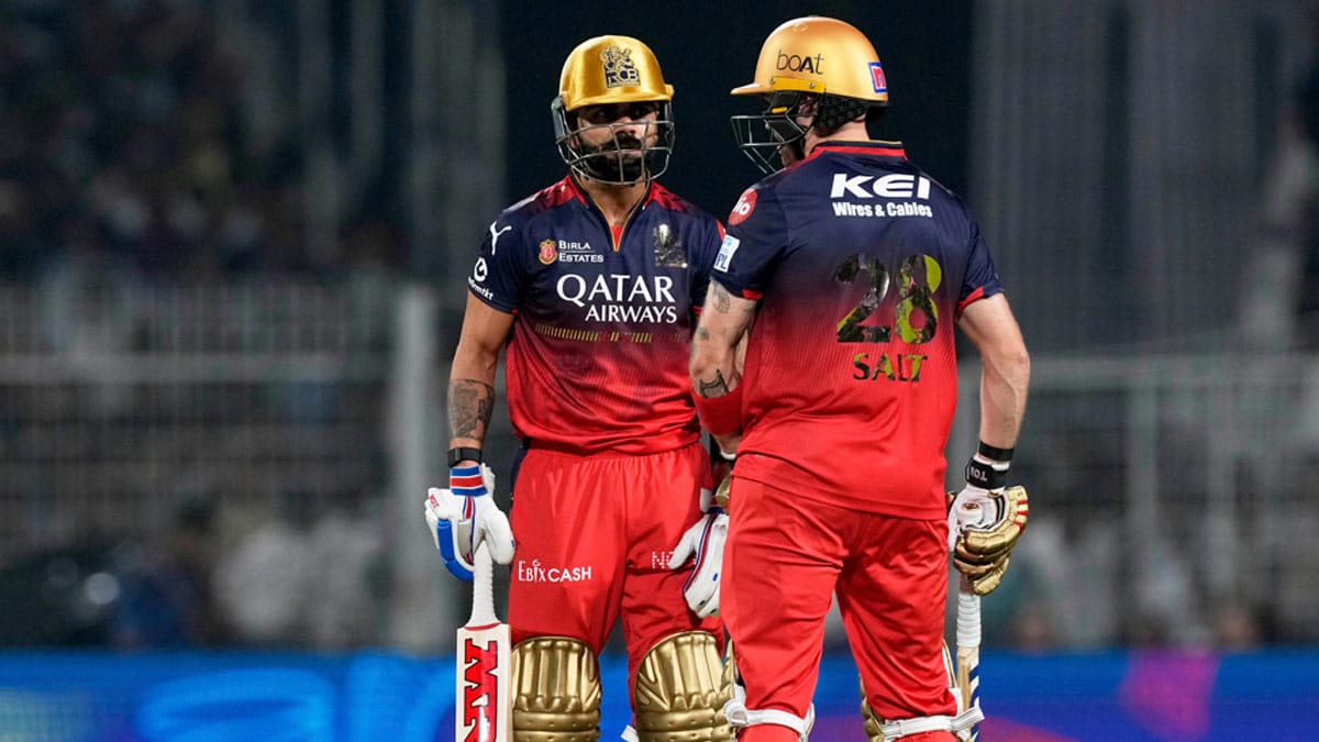 IPL 2026: Virat Kohli Takes on Bowling Duties to Support Phil Salt - Watch the Action!