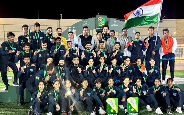 India's Lacrosse Teams Celebrate Gold Medal Success at Asian Games