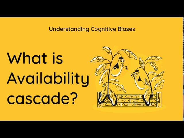 availability cascade social phenomenon