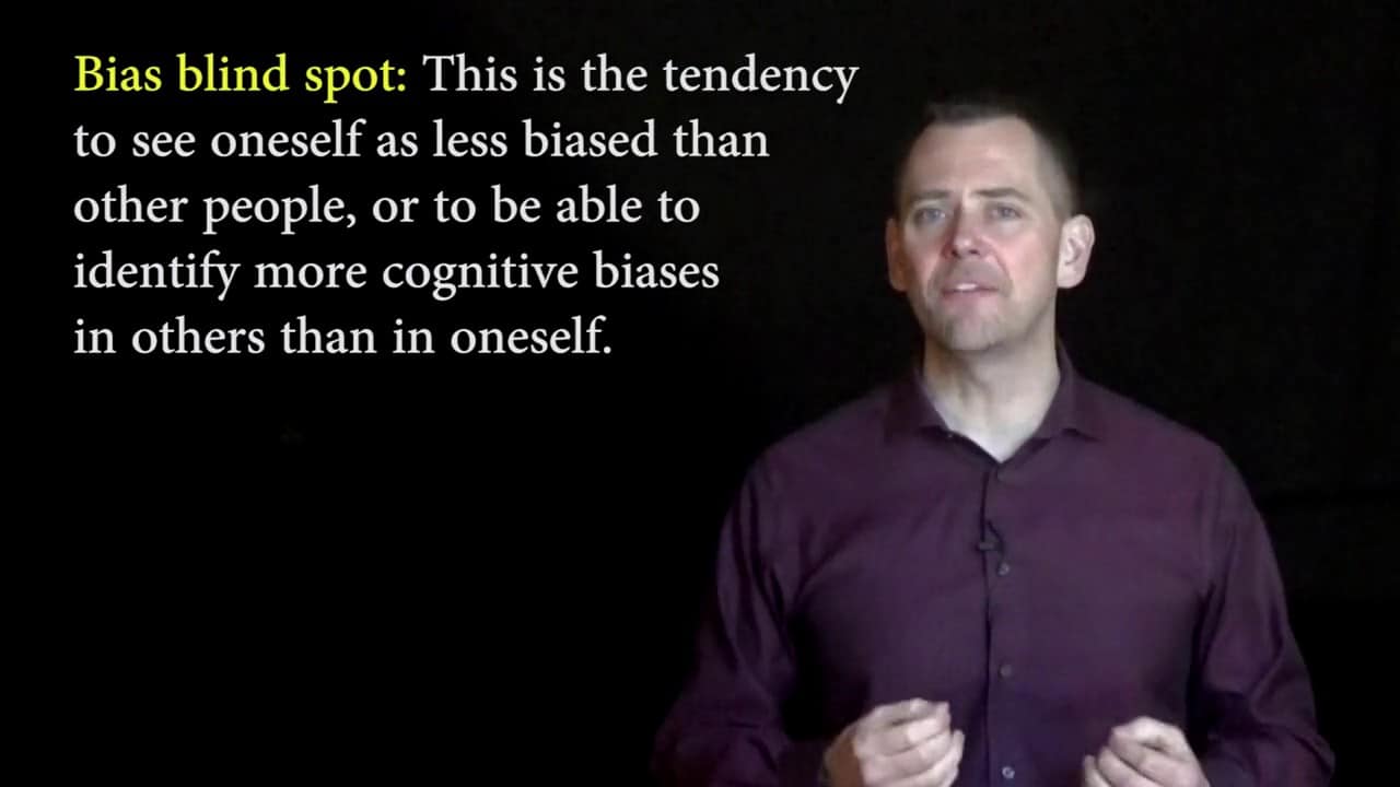 bias blind spot psychology
