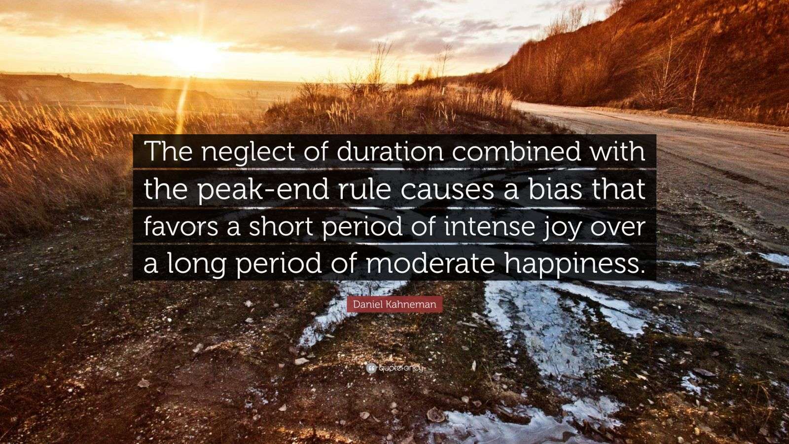 duration neglect bias