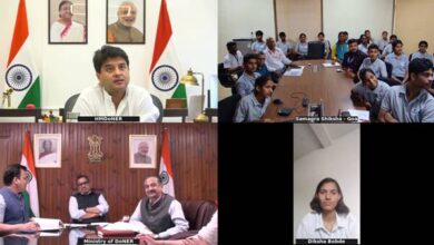 Minister Scindia Engages Students in North East Youth Exchange Program
