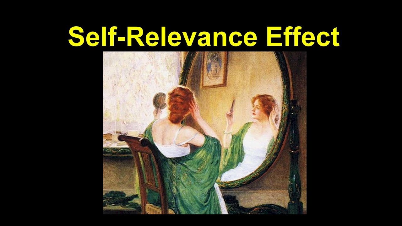 self-relevance effect explained